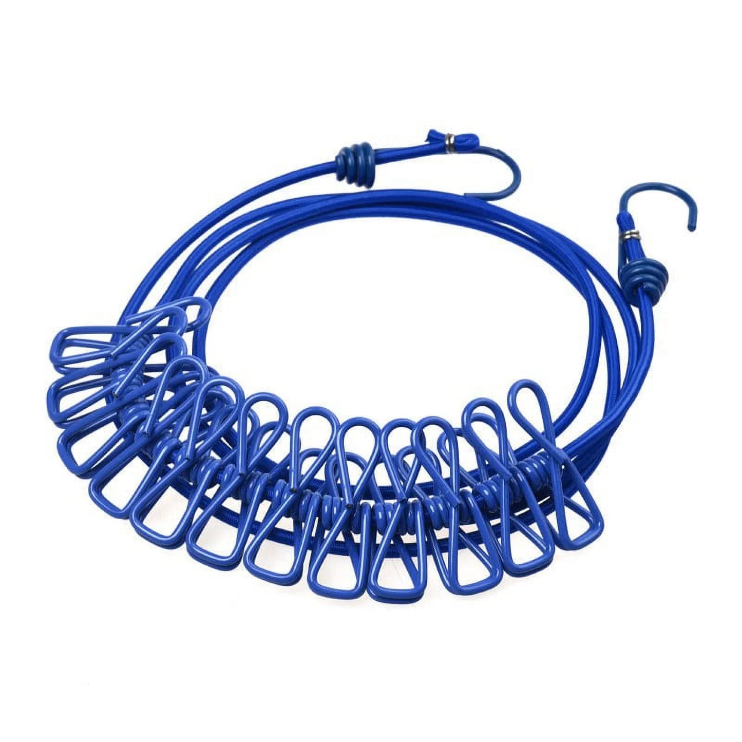 Windproof Stretchable Clothesline - 12 Clips