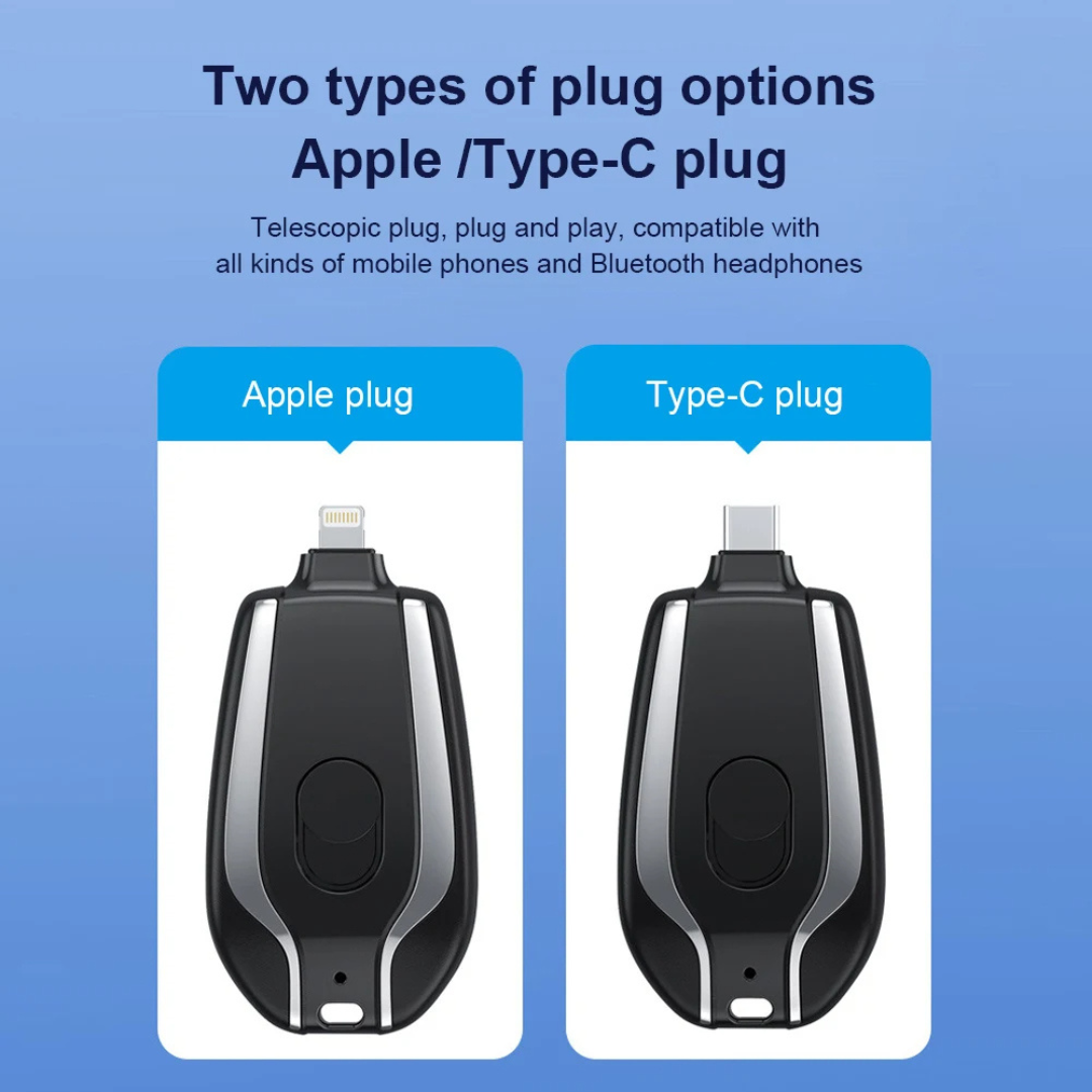 Keychain Power Bank – Emergency Backup