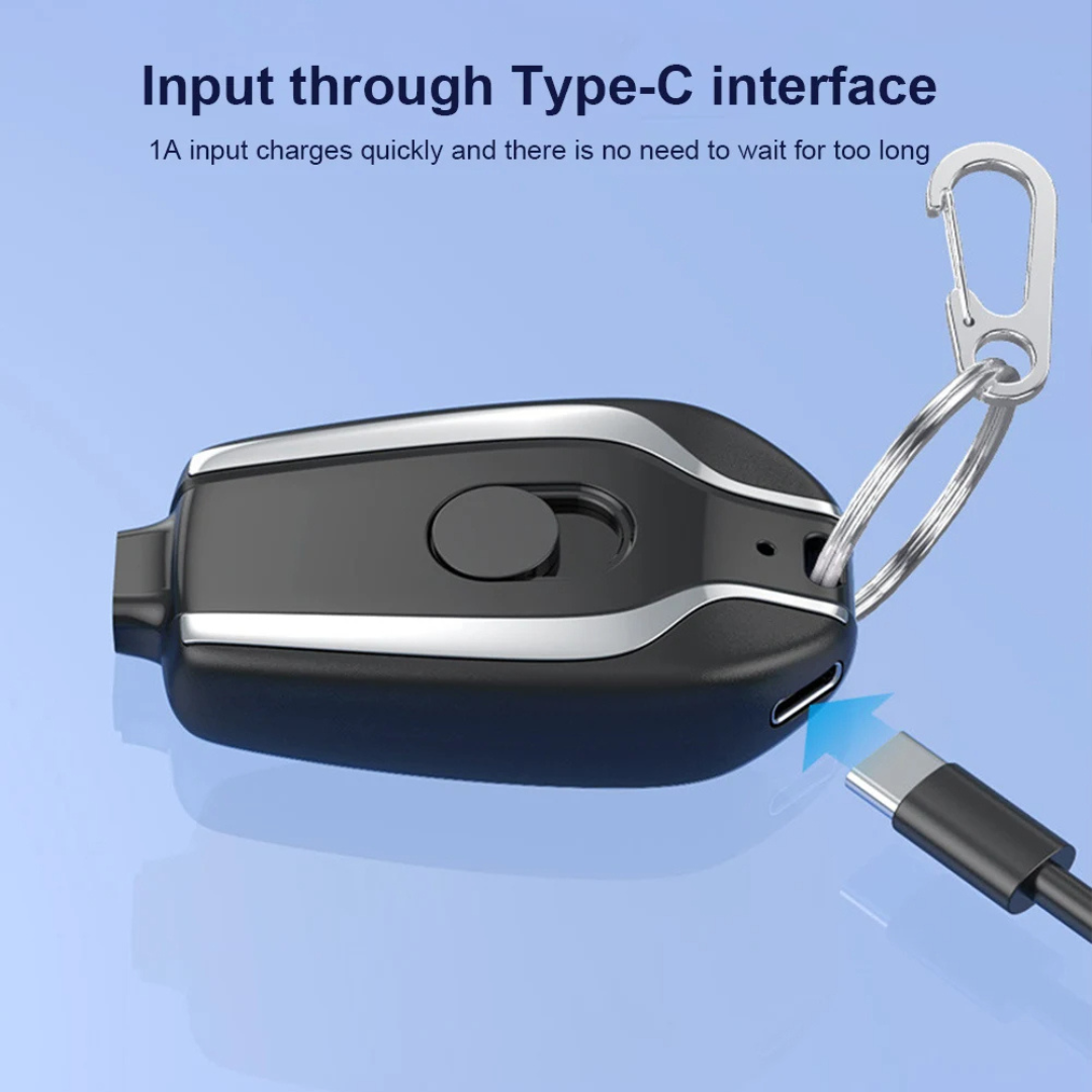 Keychain Power Bank – Emergency Backup