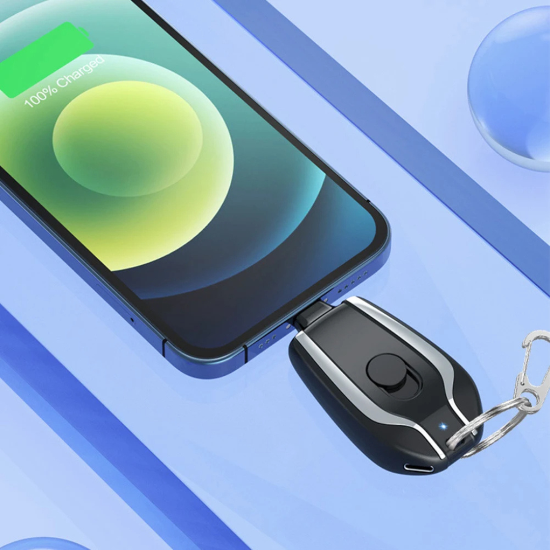 Keychain Power Bank – Emergency Backup