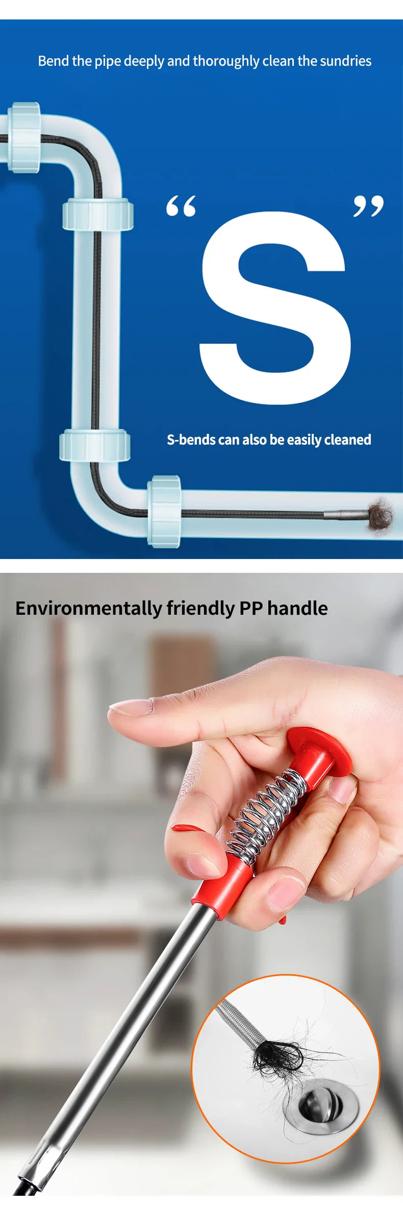 Spring Pipe Dredging Tool