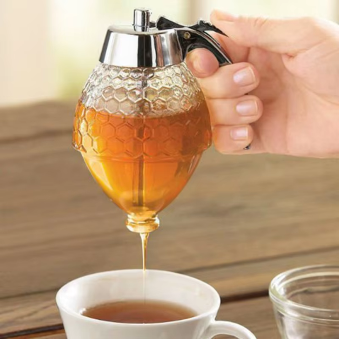 Premium Honey Dispenser Jar