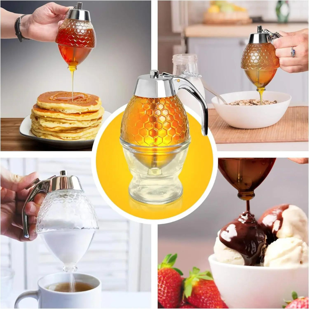 Premium Honey Dispenser Jar