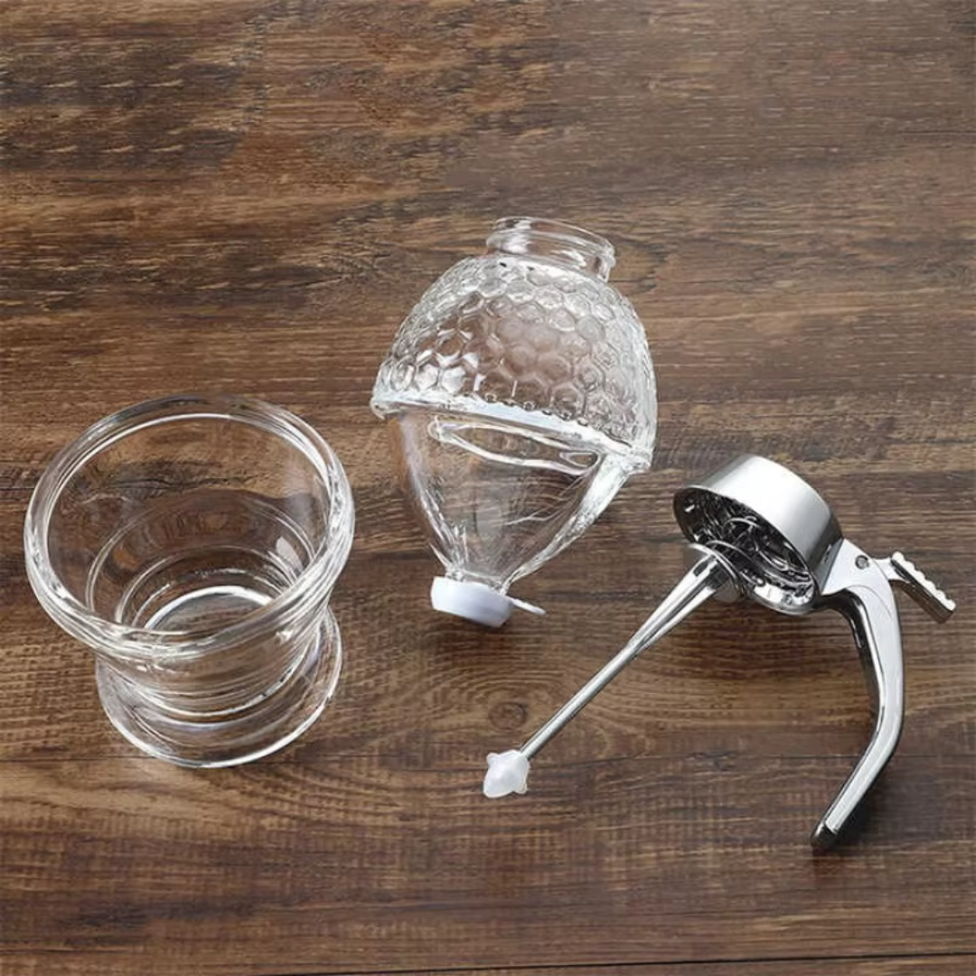 Premium Honey Dispenser Jar