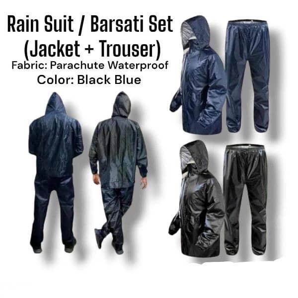 Premium Waterproof Raincoat – 2-Piece Set