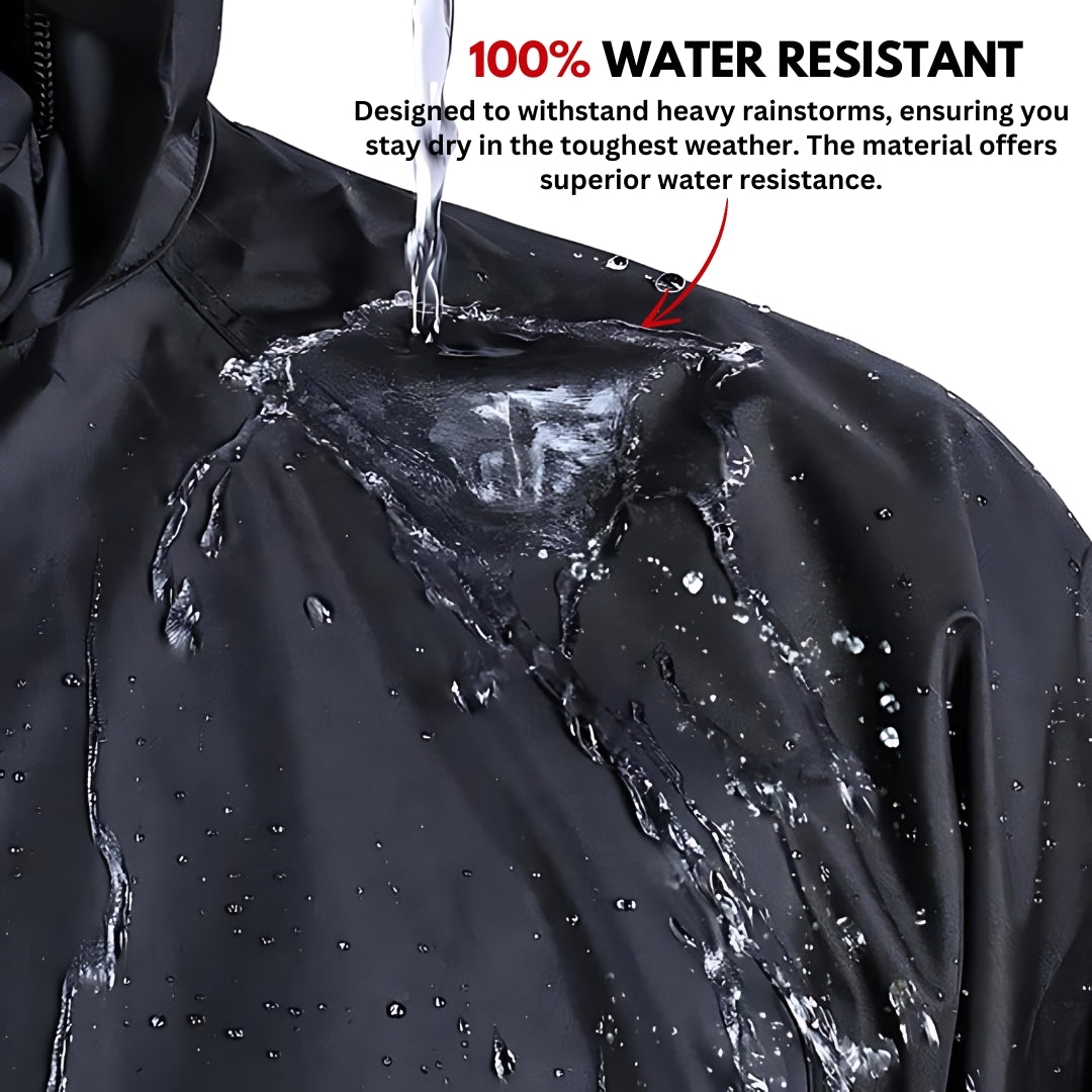 “Complete Waterproof Rain Suit — Stay Dry in Heavy Rains 💦”