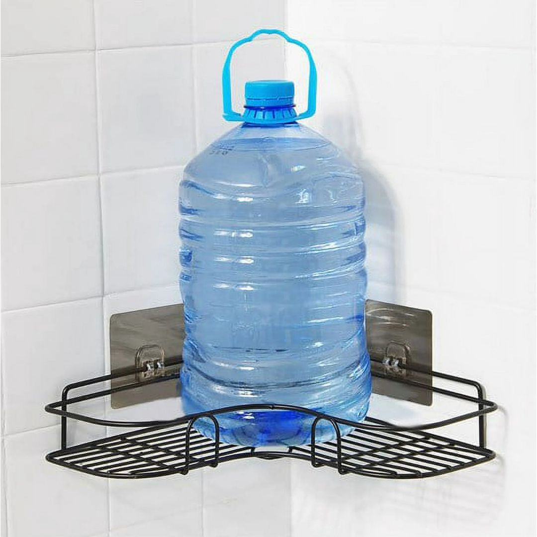 No-Drill Corner Shelf – Bathroom & Kitchen