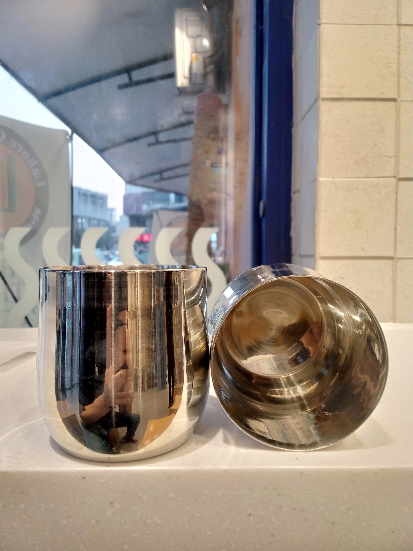 400ml Durable Stainless Steel Glass 🥛