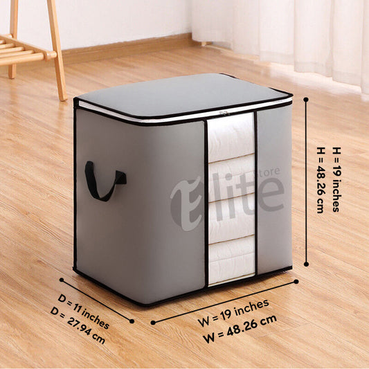 110 GSM Non Woven Storage Bag In Grey Color