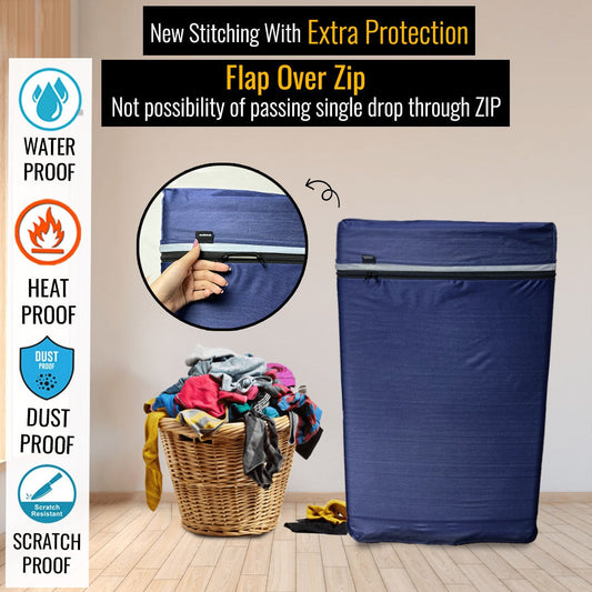 100% Waterproof Top Loaded Washing Machine Cover-Extra Protection (All Colors)